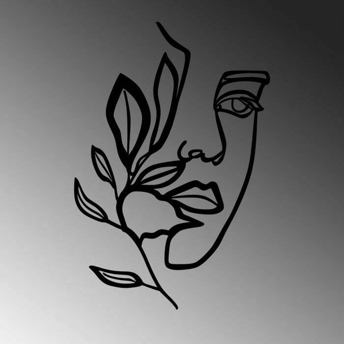 Wallity Woman Face Behind The Branch Wallity Woman Face Behind The Branch